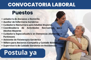 Oportunidad Laboral: Cuidador/a de Adultos Mayores